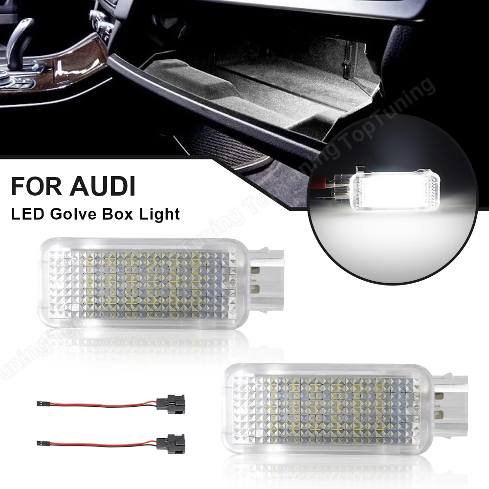 

LED Courtesy Door Trunk Footwell Glove Box Light Lamp For Audi A1 A2 A3 A4 A5 A6 A7 A8 Q3 Q5 Q7 TT B5 B6 B7 B8 Car White VW