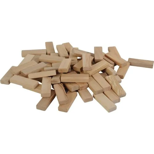 Wooden Jenga Balance Tactical Game Big Size 54 Pieces 1.5x3x9 cm