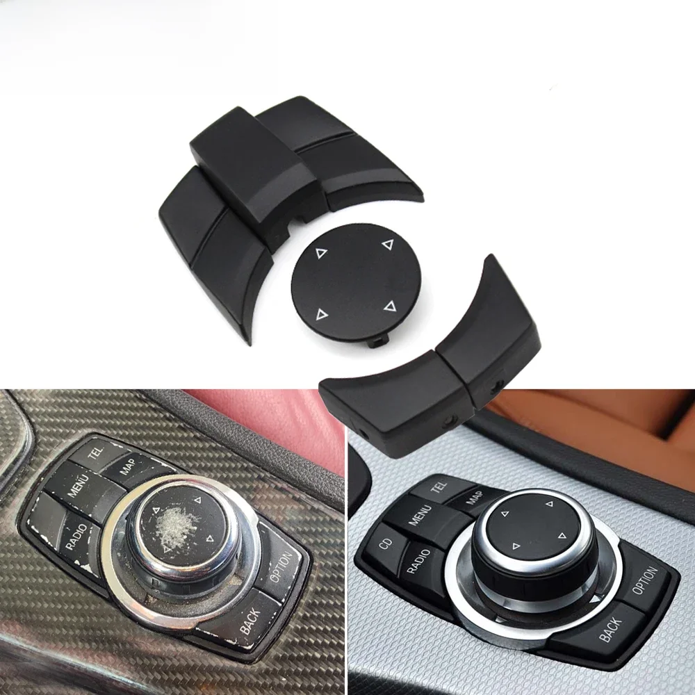 Pokrętło sterowania multimediami konsoli samochodowej do BMW serii 1 3 5 X1 X5 X6 E87 E90 E91 E92 E60 E84 E70 E71 E72 65829240956 — 2