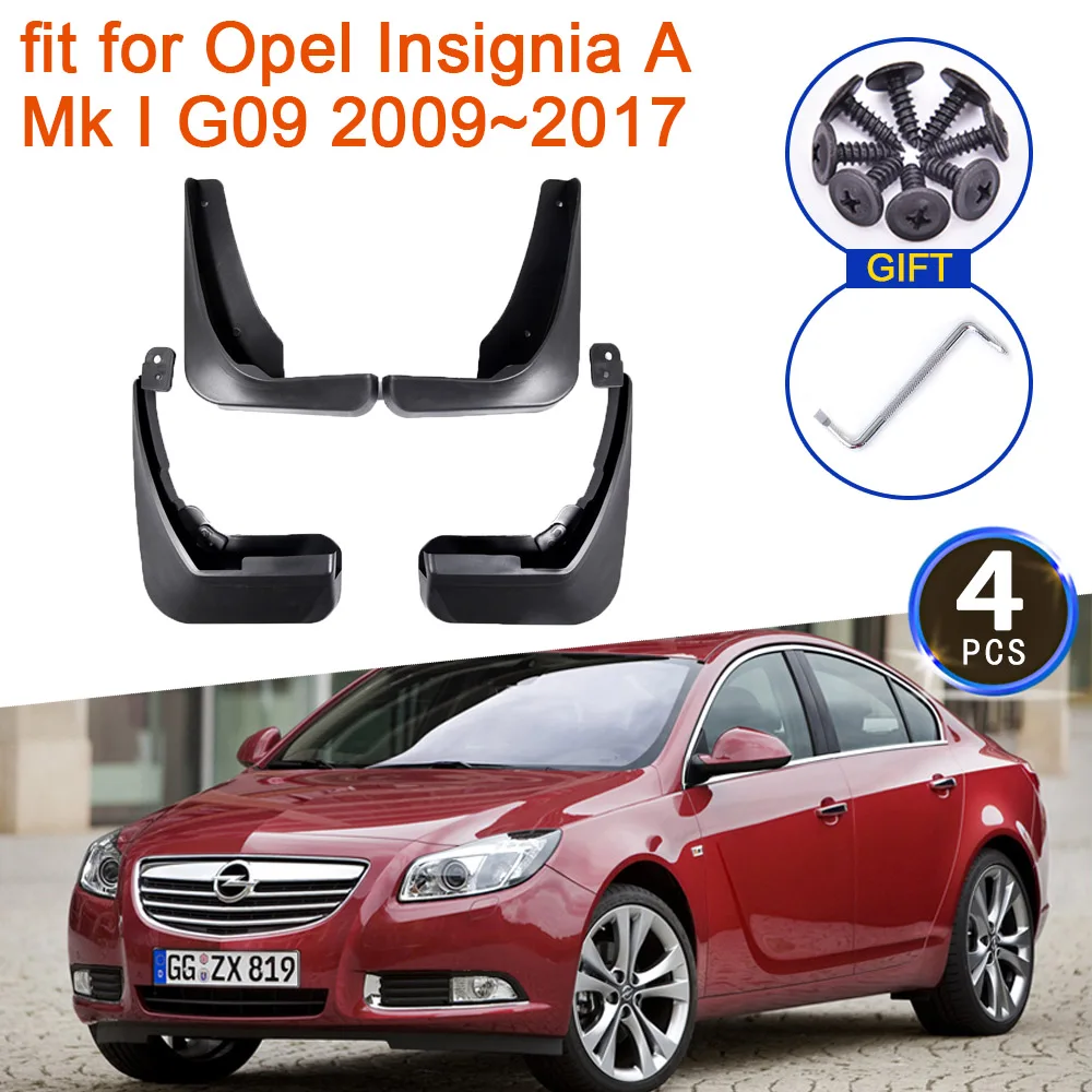 for Opel Insignia A Mk I G09 2009~2017 2013 2014 2015 2016 Mud Flaps Mudguards Splash Fender Guard Front Rear Wheels Accessories