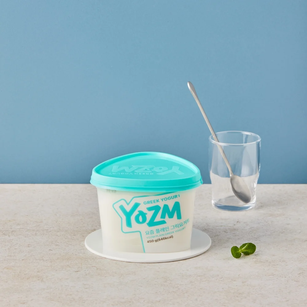 YOZM GreekYogurt Plain 450g + Blueberry Topping 90g (30g x 3ea)