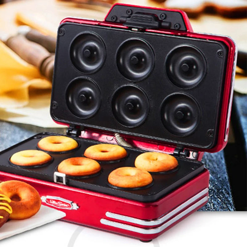 

Donut Maker Household Mini Cake Maker Breakfast Maker Electric Automatic Donut Machine Kitchen Tools