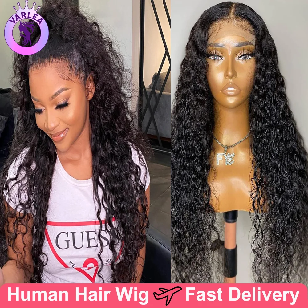 13x4 Deep Wave Lace Front Wigs Human Hair 13x6 Lace Frontal Wig Pre Plucked Brazilian 30 40 inch Lace Curly Glueless Wigs