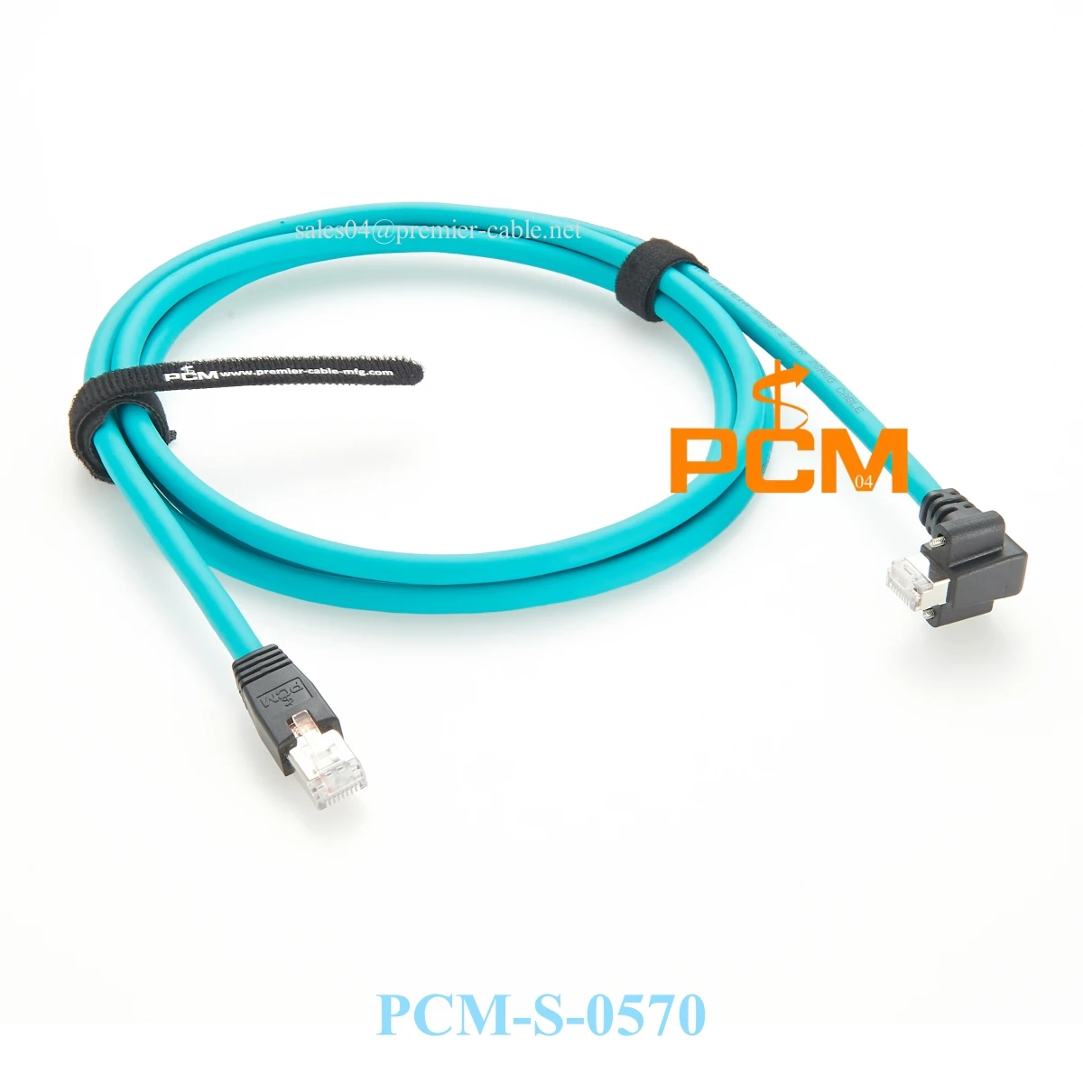 Cable Ethernet RJ45 GigE con bloqueo de tornillo RJ45 Cable macho Cat6A de ángulo recto de 10 Gigabit Ethercon con tornillo vertical para bloqueo