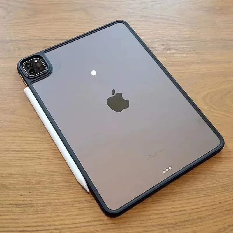 Przezroczyste etui na iPada Air Pro 2024 M4 10.9 11 12.9 10.2 13 cali MINI 4 5. 6. 7. 8. 9. 10. generacji Przezroczysta twarda okładka — zdjęcie produktu 7