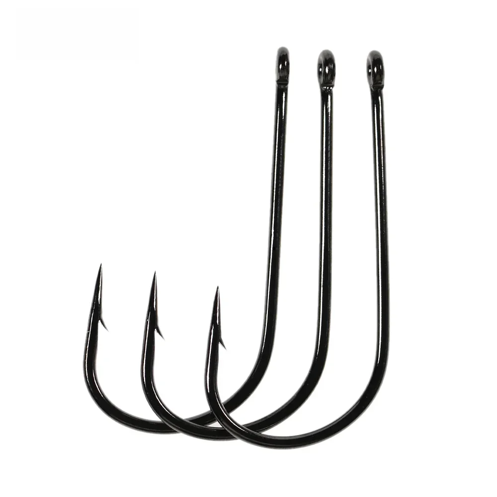 Vampfly hameçons de pêche barbelés en acier au carbone 2X force large écart grand jeu Streamer hameçon mouche eau salée hameçon d'eau douce matériel