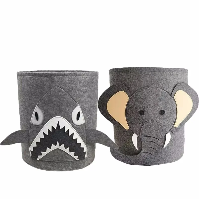 1/2/3/5PCS Baby Opslag Mand Panda Dinosaurus Cartoon Vilt Organisator Wasserij Vuile Kleren emmer Speelgoed Opbergdoos Cadeau-ideeën