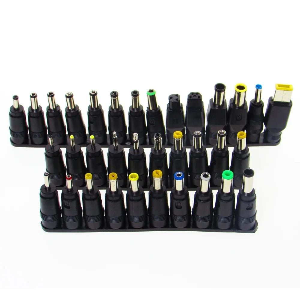 8PCS 34PCS Zasilacz DC męski na żeński 5.5X2.1mm Wtyczka Jack Złącze laptopa 6.3 6.0 5.5 4.8 4.0 3.5mm 2.5 2.1 1.7 1.35mm — zdjęcie 2