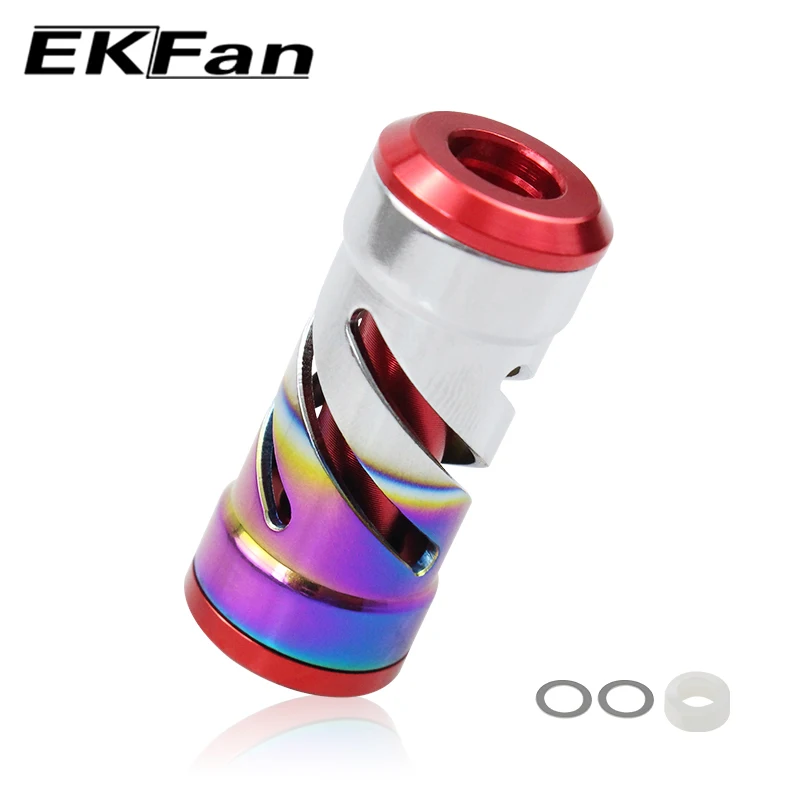 

Ekfan Colorful TITANIUM Alloy Material Knob For Sea Fishing DAI&SHI Spinning&Bastcasting Reel Handle Modified Parts Without Bear