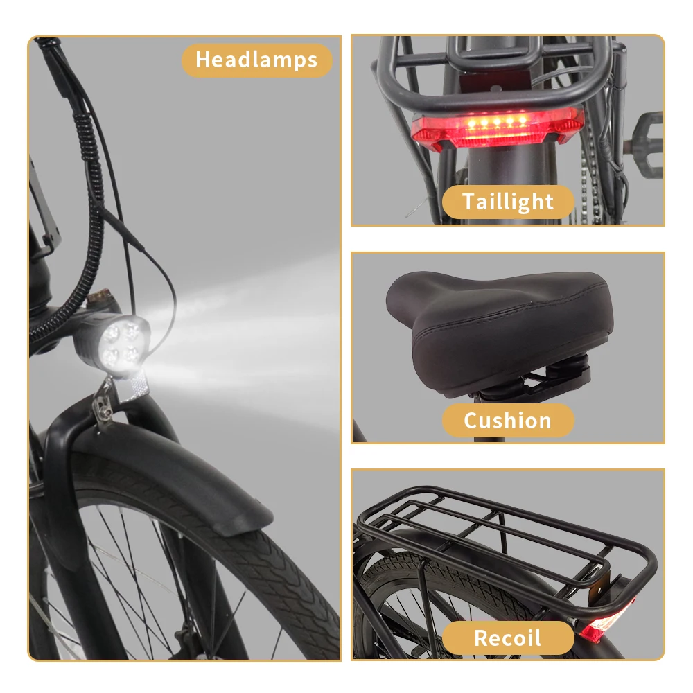 VOMO E-Bike 250W Bürstenloser Motor 36V15AH Lithium-Akku Hydraulische Bremse Elektrofahrrad 27,5-Zoll-Reifen 7-Gang-Schaltung ​ ​ Elektrofahrrad – Detail 6