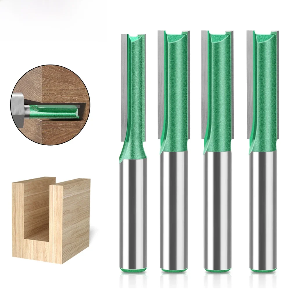 3mm-20mm Średnica 8mm Trzpień prosty Bit z węglika wolframu Pojedynczy podwójny rowek Frez do drewna Frez do drewna Narzędzie do obróbki drewna — 2
