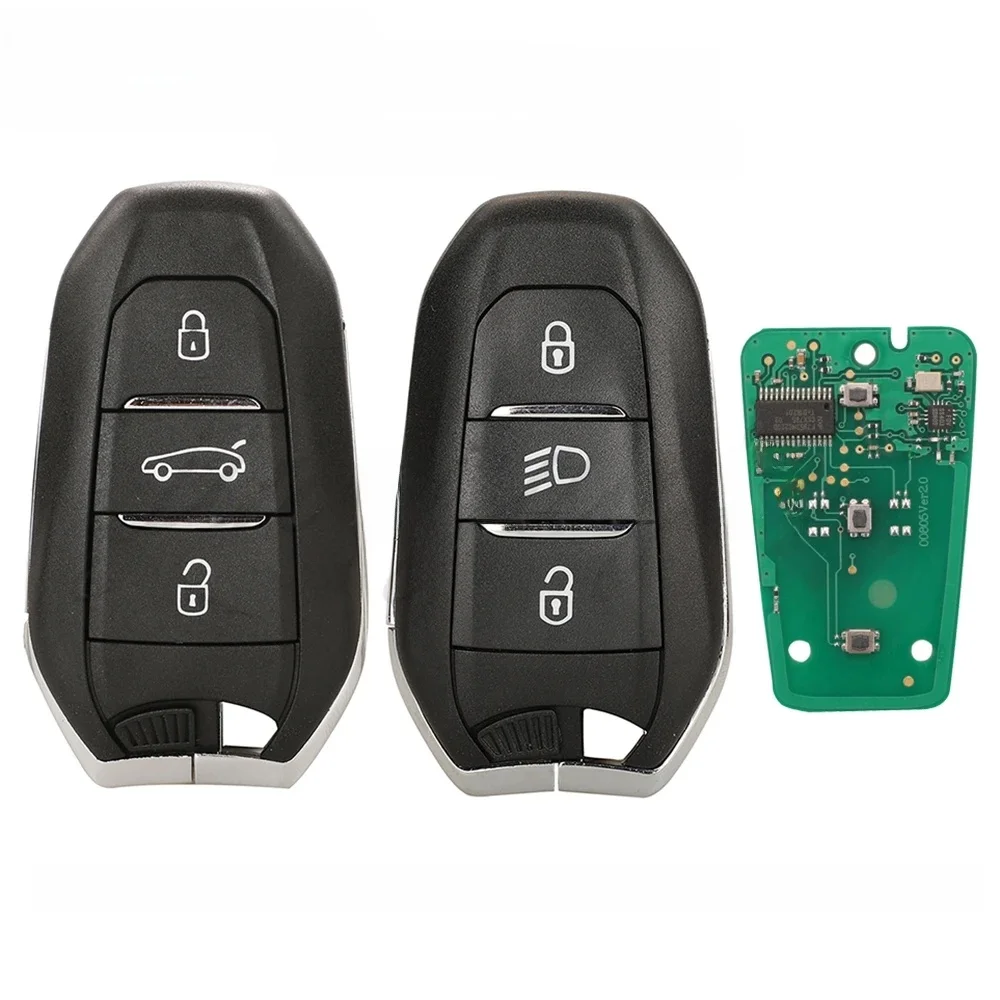 jingyuqin Inteligentny zdalny kluczyk samochodowy 433MHz ID46/4A do Peugeot 208 308 508 3008 5008 Citroen DS3 DS4 DS5 C3 C4 C5 2010+ IM2A A01TAB — 2