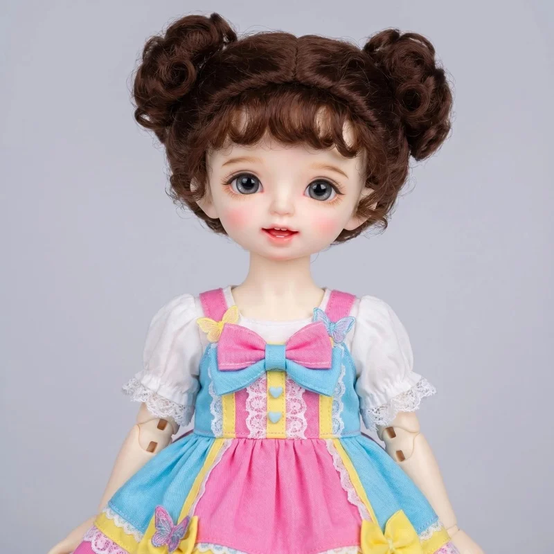 

JD269 All Sizes Top Cute Braid BJD Mohair Wig From Size 3-4Inch to 9-10inch Doll Hair OB11 YOSD MSD SD Blythe Accessories