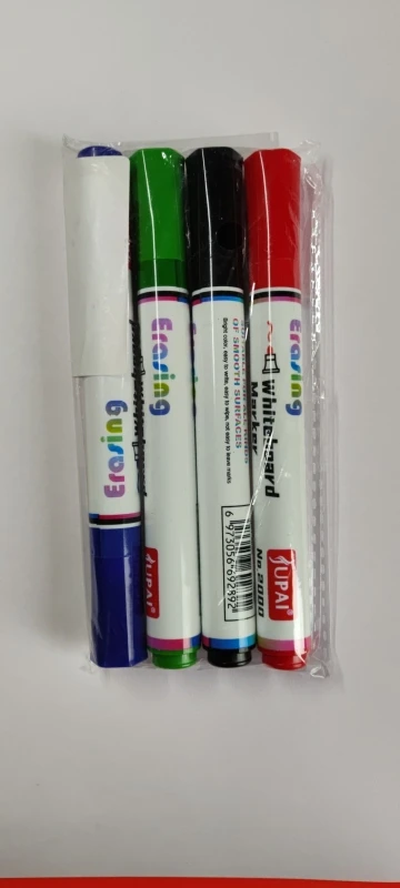 4 Colors Dry Erase Whiteboard Marker Pen Blackboard Erasable Chalk Pens Low Odor White Board Markers Office School Stationery photo review