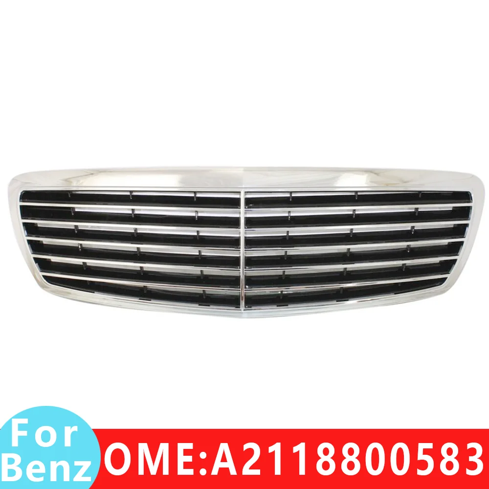 Suitable for Mercedes Benz Grille mesh A2118800583 A2118800283 Middle grid base W211 E220 E280 E320 Radiator grille auto parts