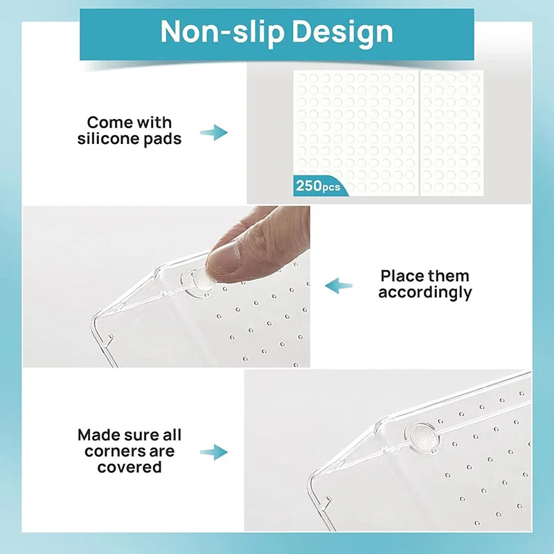 25 قطعة صندوق شفاف تخزين منظم مكتب حاوية علب تخزين بلاستيكية درج منظم الجدول صندوق مجوهرات ماكياج #4