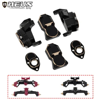 Meus Racing 1/24 Brass Weight Cover Portal Axle Cover Front Rear Portal Cover Boxes For MEUS Plastic Axles SCX24 Portal Axle