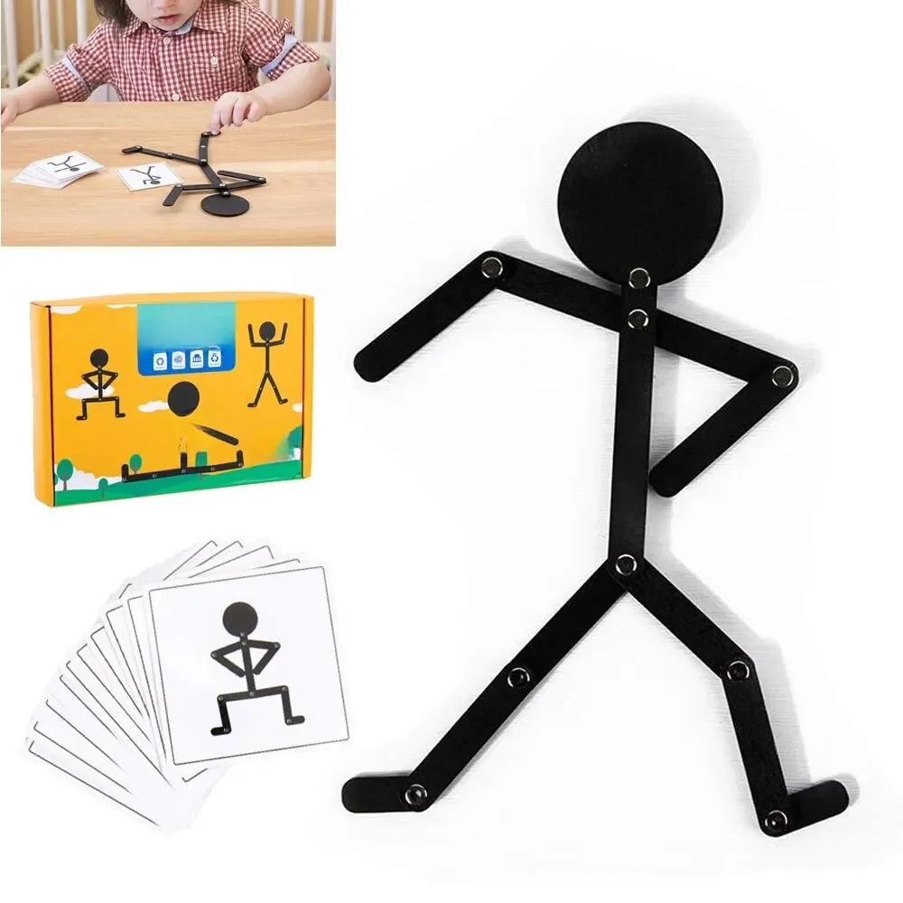 Jouets Montessori en bois pour enfants, puzzle éducatif d'apprentissage précoce, pose sportive, améliore les compétences pratiques, planche occupée, cadeaux