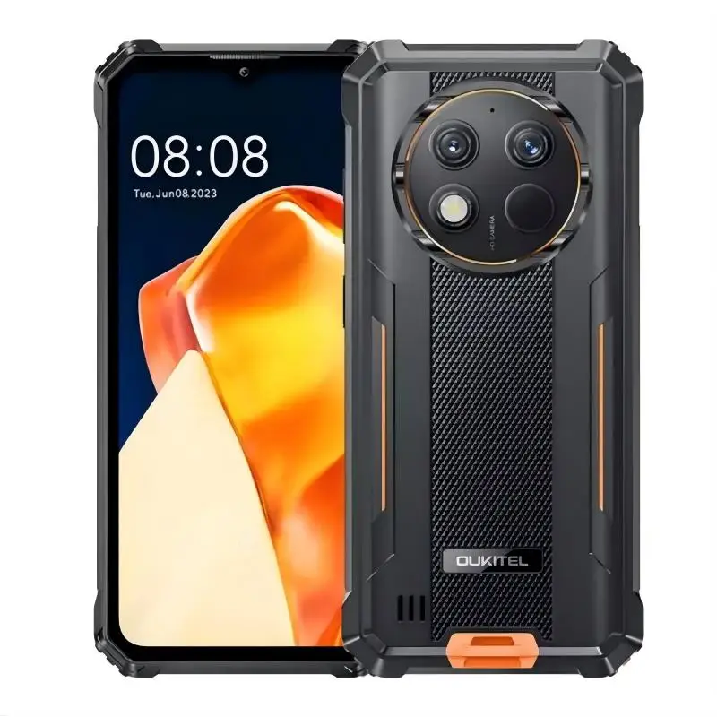T�l�phone robuste OUKITEL WP28S d�bloqu�, batterie 10600 mAh, smartphone avec �cran 6,52 pouces, 16+128 Go de ROM/TF 1 To, appareil photo 13 MP