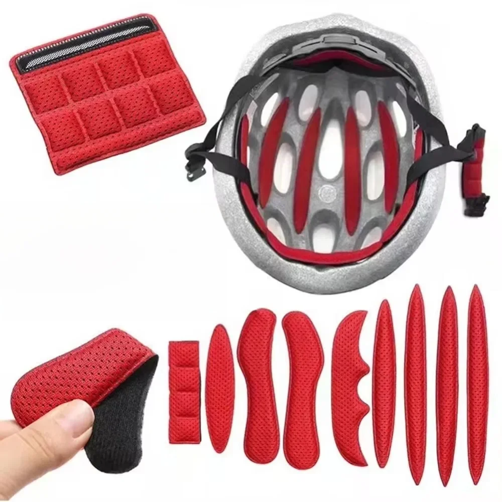 AliExpress NONE Helmet Padding Kits Sealed Sponge Replacement Outdoor Motorcycle Bicycle Cycling Universal Foam Pads Set Helmet Inner Protection