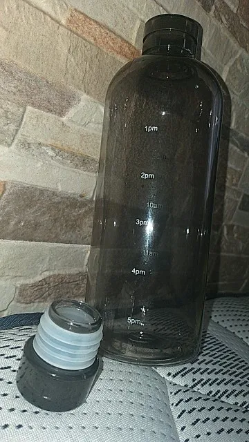 Gourde Marqueur De Temps Noir 700ml