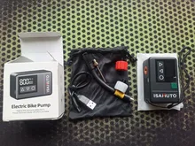Tire inflator 120 PSI Portable Pocket Mini Electric Air Pump Digital Gauge Display ISAMUTO Bicycle Accessories - AliExpress 201355758