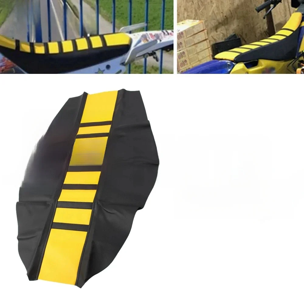 AliExpress Ribbed Rubber Artificial Leather Gripper Soft Seat Cover For HONDA YAMAHA SUZUKI Suzuki RMZ250 RM85 DRZ 400 RM125/250 Dirt Bike