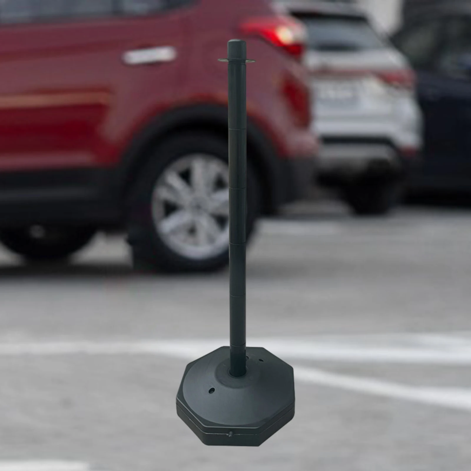 33 Inch Traffic Cone Parking Post Driveway Caution Sign Versatile Traffic Control Safety Equipment Crowd Control Parking Barrier