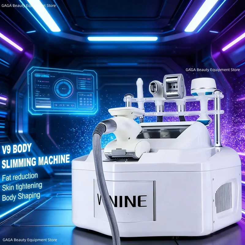 

Portable V9 Vela Body Shape Weight loss Vacuum 80K Cavitation Slimming Roller Shaping Massage Machine Fat Removal Face lift