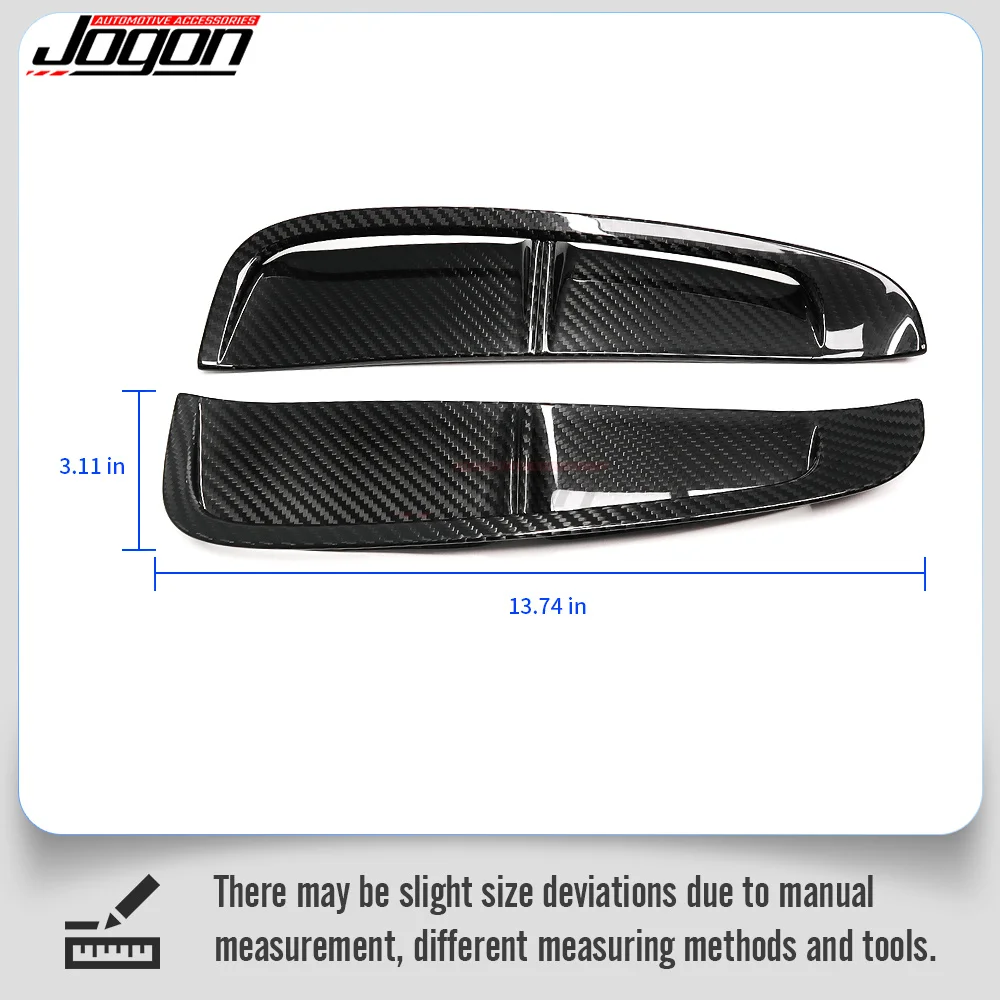 JOGON Real Carbon Fiber Body Kits For Porsche Panamera 971 2017 2018 2019 2020 2021 Car Canard Splitter Spoiler Exterior Trim