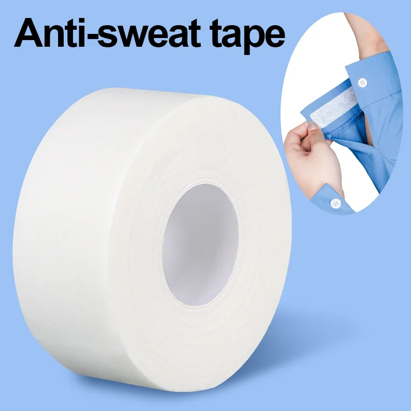 Anti-Sweat Adhesive Tape Anti-abrasion Anti-Dirty Sweatband Strong Sticky Soft No Trace Masking Tapes Apply for Sleeve/Collar