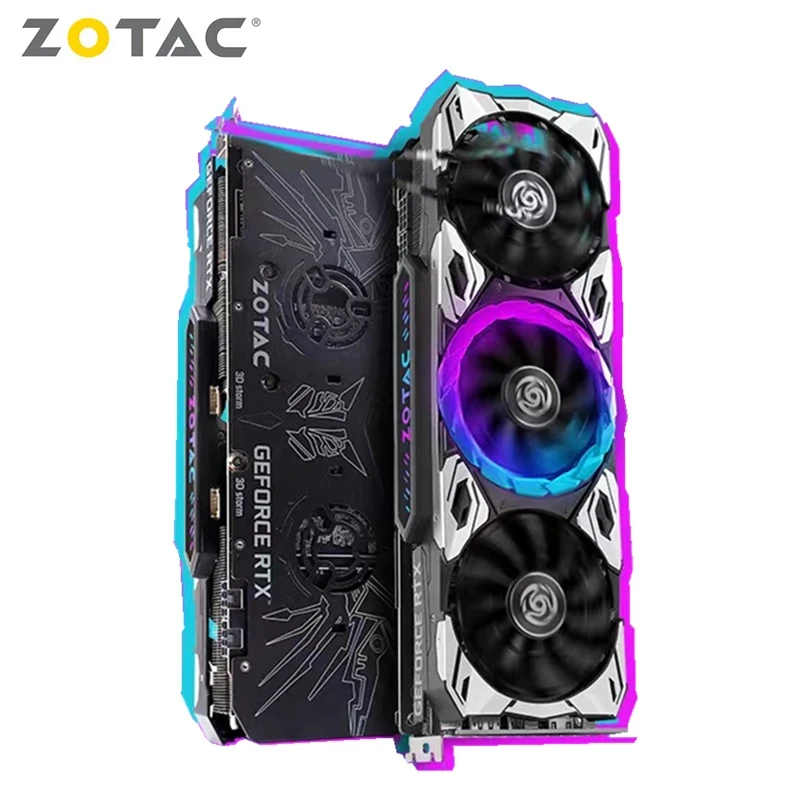 GEBRAUCHTE ZOTAC RTX 3060Ti 3060 Ti 12 GB GPU Grafikkarte NVIDIA GeForce RTX3060Ti 8 GB RTX3060 Gaming Grafikkarten Desktop-PC Computer