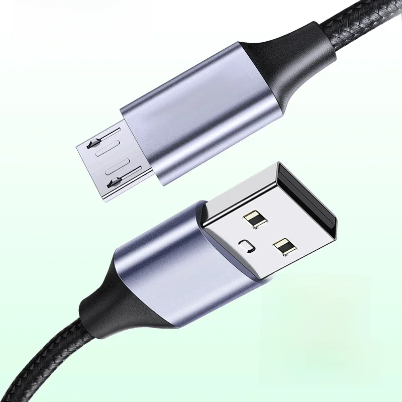 Ugreen Micro USB-kabel 2A Nylon Snelle Oplaadkabel voor Samsung Xiaomi HTC USB-oplader Gegevenskabel Mobiele Telefoon Kabel - afbeelding 2