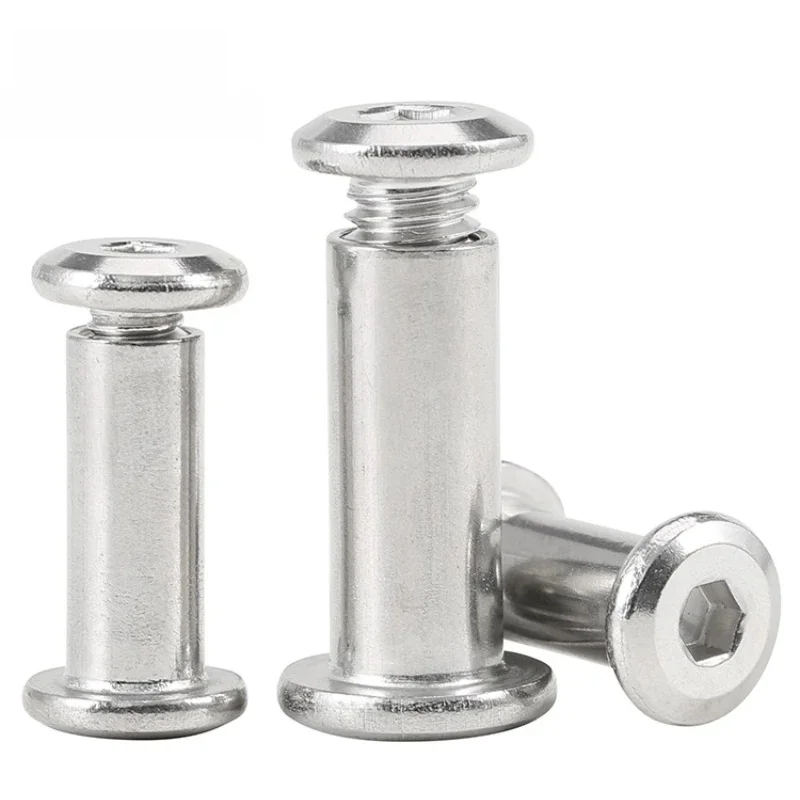 M3 M4 M5 M6 M8 M10 304 acier inoxydable plat hexagonale tête de douille meubles Rivet connecteur insérer Joint manchon capuchon écrou