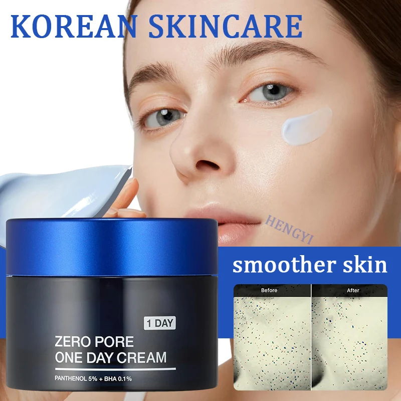 Pore One Day Cream Visibly Smaller Pores Controls Excess Oil Pore Refining Cream with Panthenol Salicylic Acid Korean Skincare