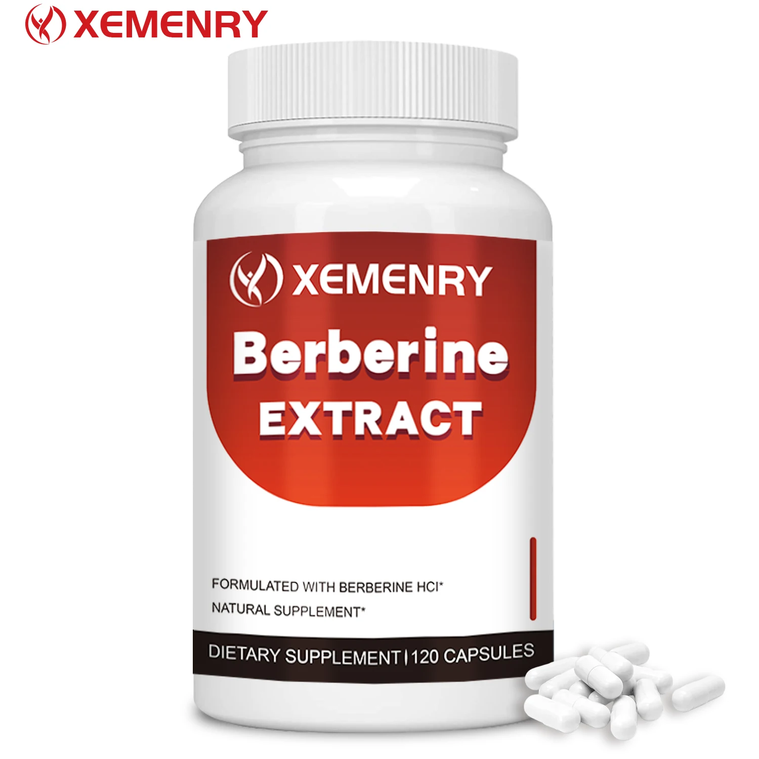 Berberine - Supports Heart Health, Immune System, Healthy Gastrointestinal Tract - 120 Capsules