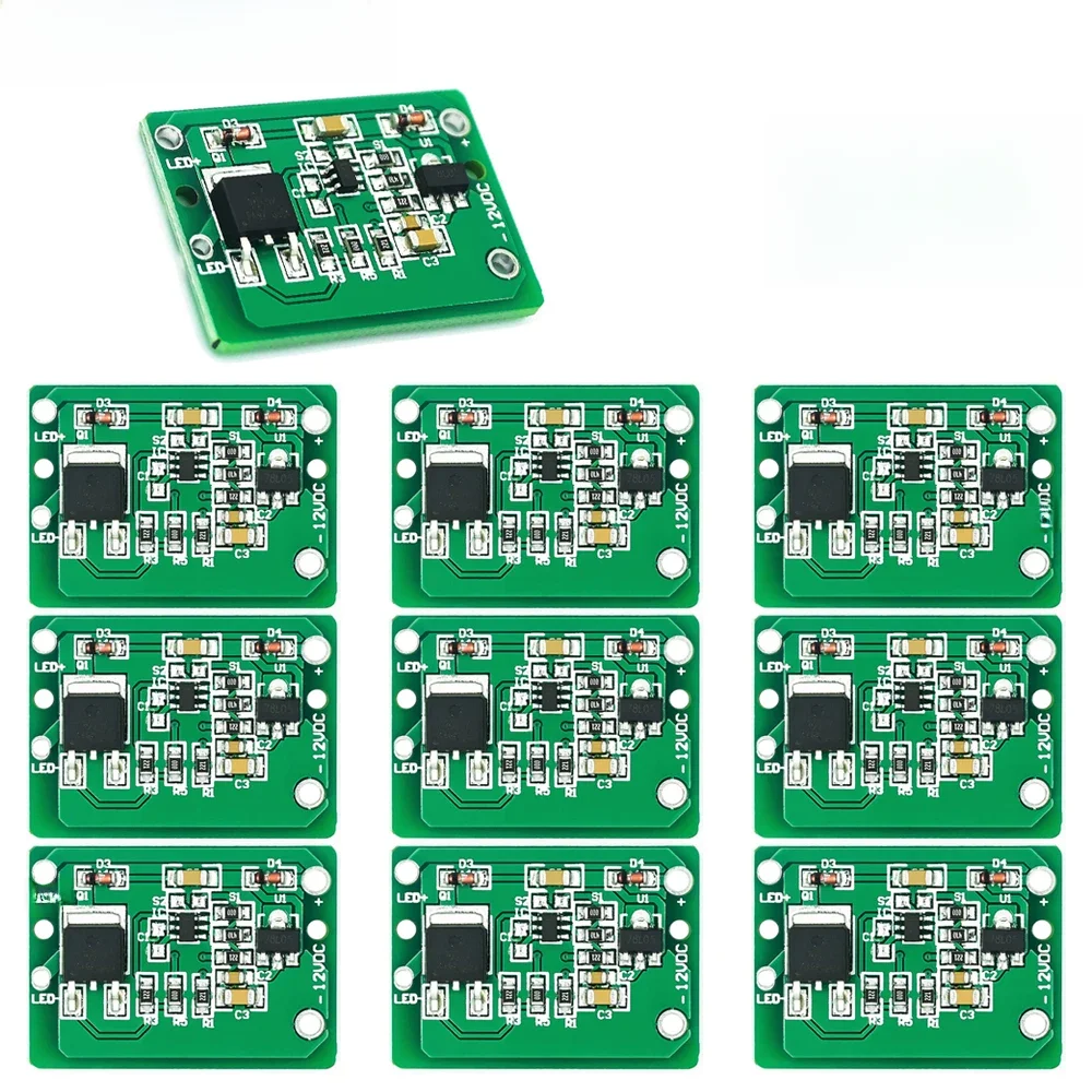 1-10 stücke 12V Kapazitive Touch Schalter Sensor Modul Push Button Berühren Schlüssel Modul Jog