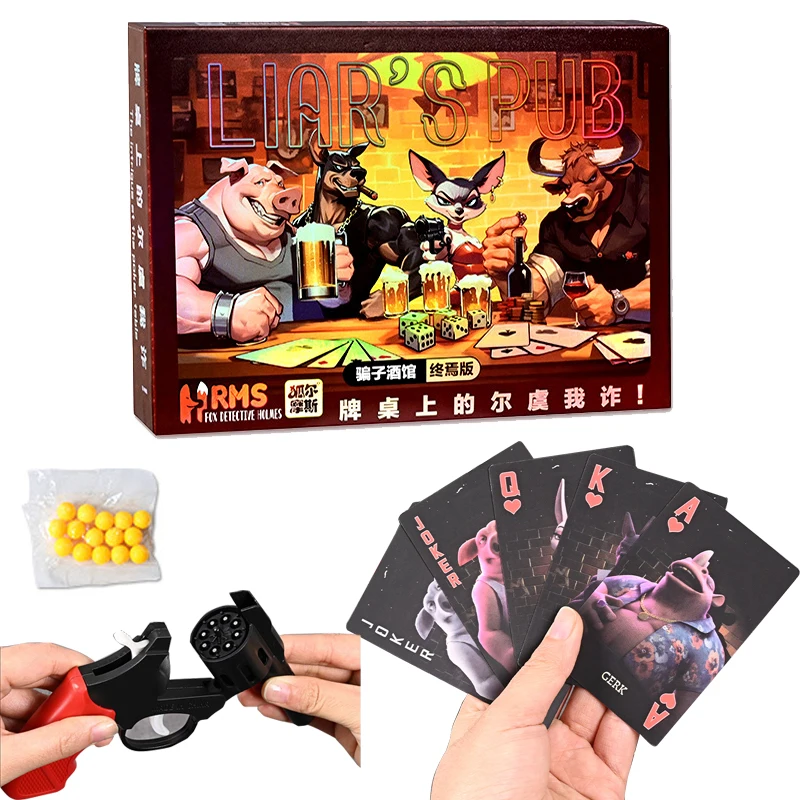 liars-bar-table-card-iq-game-four-people-board-multiplayer-board-portable-social-deduction-card-adult-board-table-games