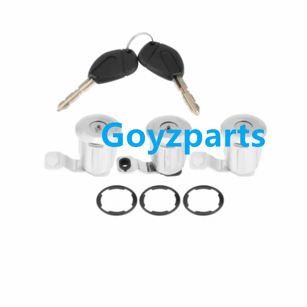 

252522 9170.G3 9170.CW Barrel Door Lock Cylinders Set With 2Key For Peugeot For Citroen Partner Berlingo Xsara Picasso