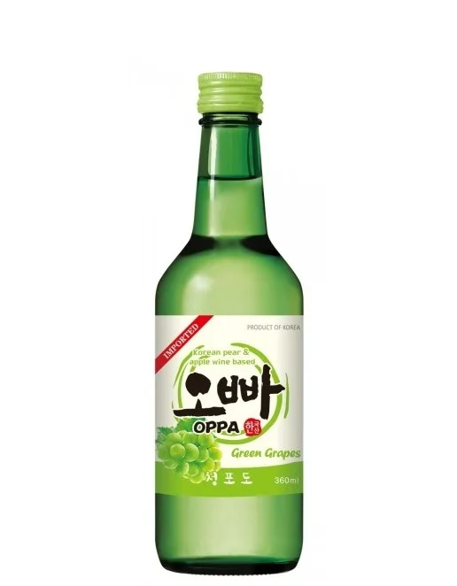 Napój ryżowy soju smaki c/alkohol Minimum 18anos 360ml