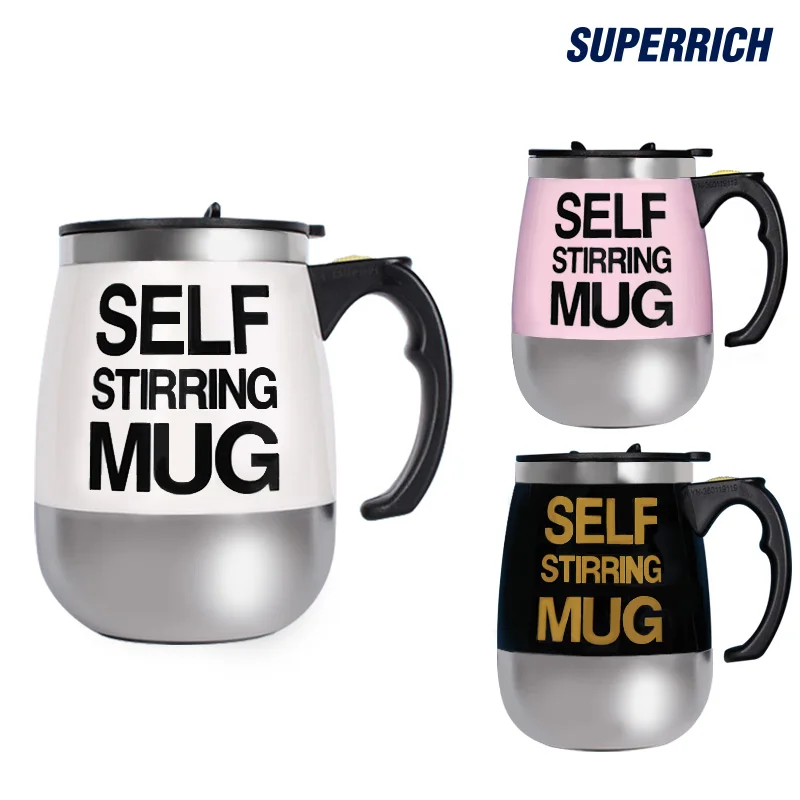 Super-reach Automatic Spinning Mug AM01 One-touch Automatic Mixer Torndo Sten Cup Coffee Shake Mix Bland with a Tornare Hand catching Tumbler