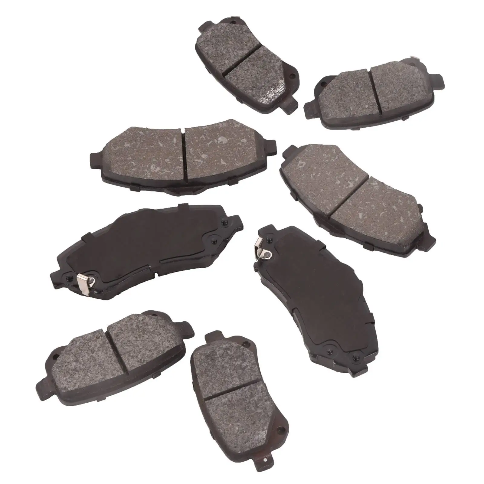 8PCS Ceramic Brake Pad Kit Front + Rear for Dodge Journey Grand Caravan