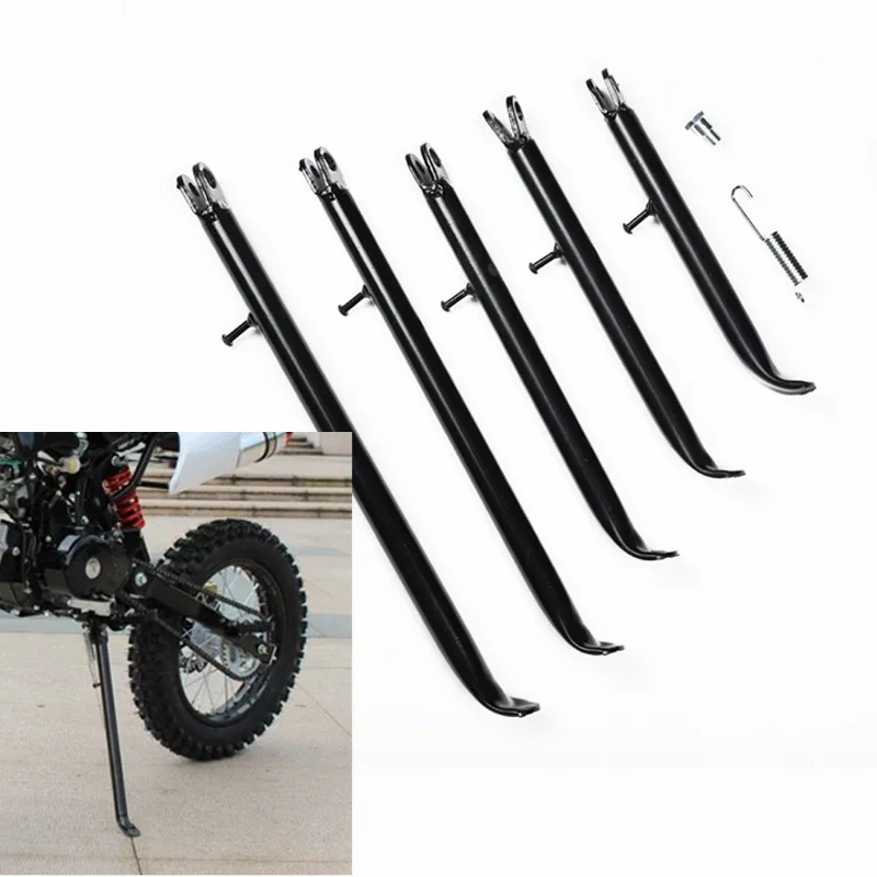 AliExpress TMQWAG Motorcycle Parking Side Stand Kickstand Bracket Support Feet Frame Stand 208/265/315/385/420mm for Dirt Pit Bike Apollo 125cc