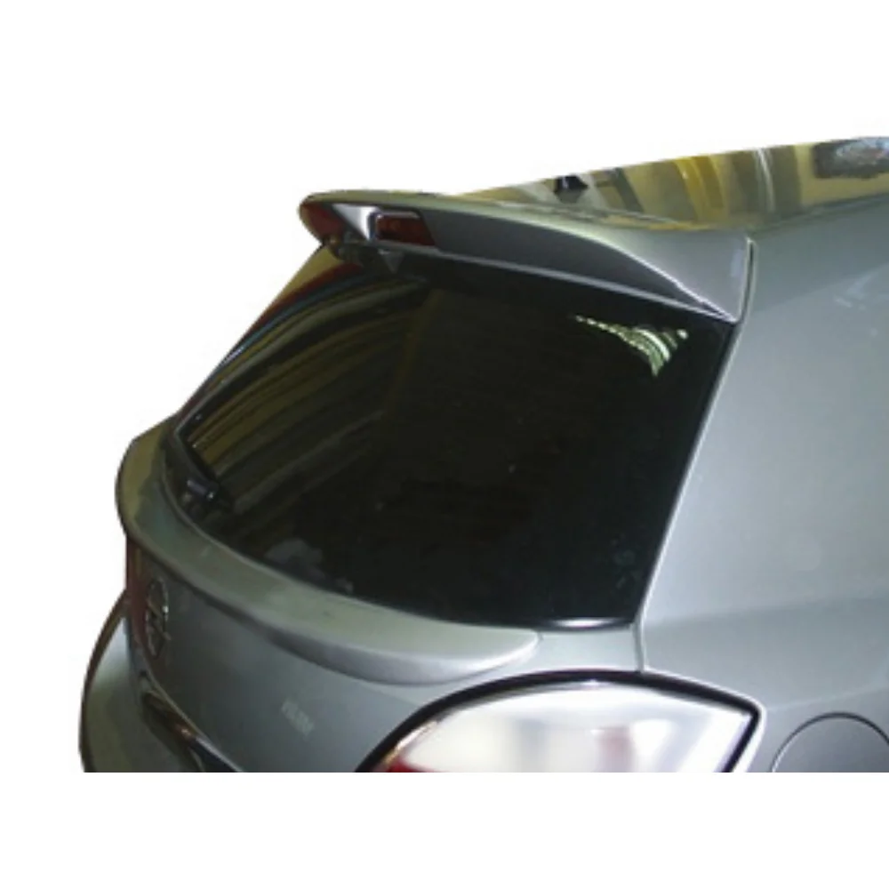 For Opel Astra H Glass Under Spoiler Fiber Material Rear Roof Spoiler Wing Trunk Lip Car Styling Competible Tuning Parts