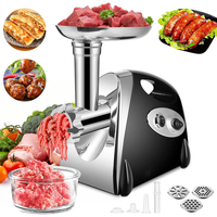 Multifunctional Electric Meat Grinder 2800W Duty Meat Mincer Sausage Grinder Stainless Steel Food Processor Sausage Stuffer