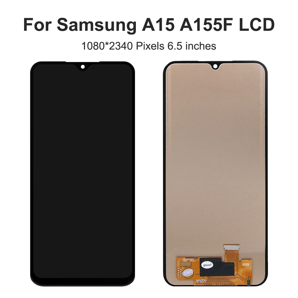 6.5\'\'A15 For Samsung Tested A155 A155F A156 A156B LCD Display Touch Screen Digitizer Assembly Replacement