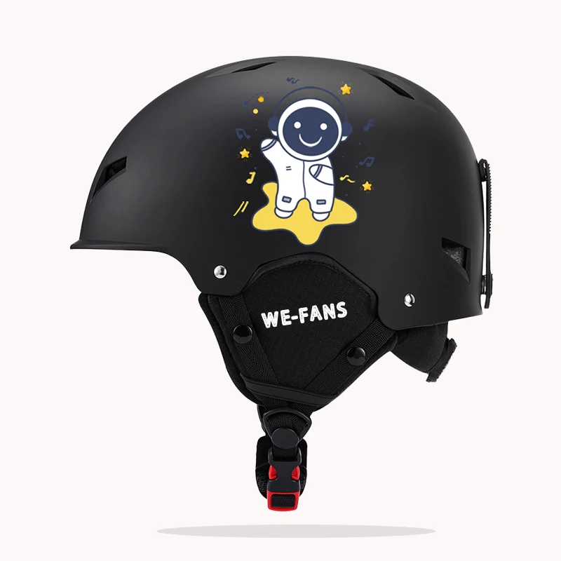 WF-FANS Children's Ski Helmet Single board Double board Cartoon Men's and Women's Helmets Outdoor Bicycle Protective Helmets