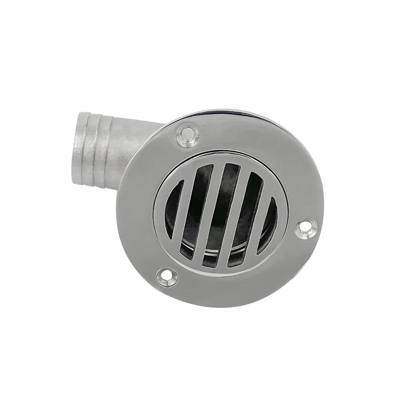 32MM/38MM Stainless Steel Floor Deck Cockpit Drain Scupper Boats Removable Cover Sewerage Drain