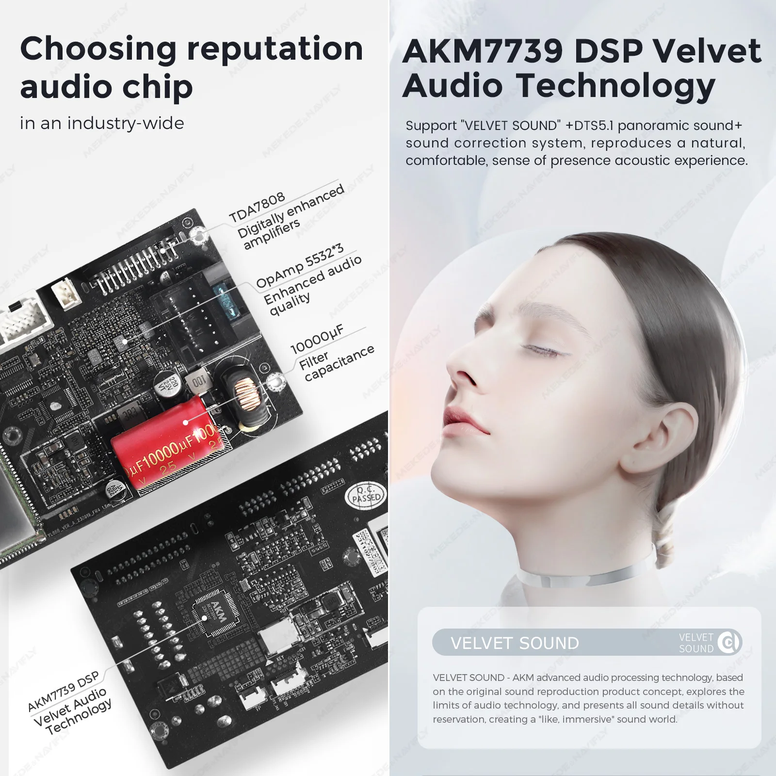 DUDUAUTO أندرويد العالمي Carplay الوسائط المتعددة راديو السيارة واي فاي DSP لولكومز VW مقعد فيات فولفو تويوتا نيسان نظام تحديد المواقع نافي الصوت #5