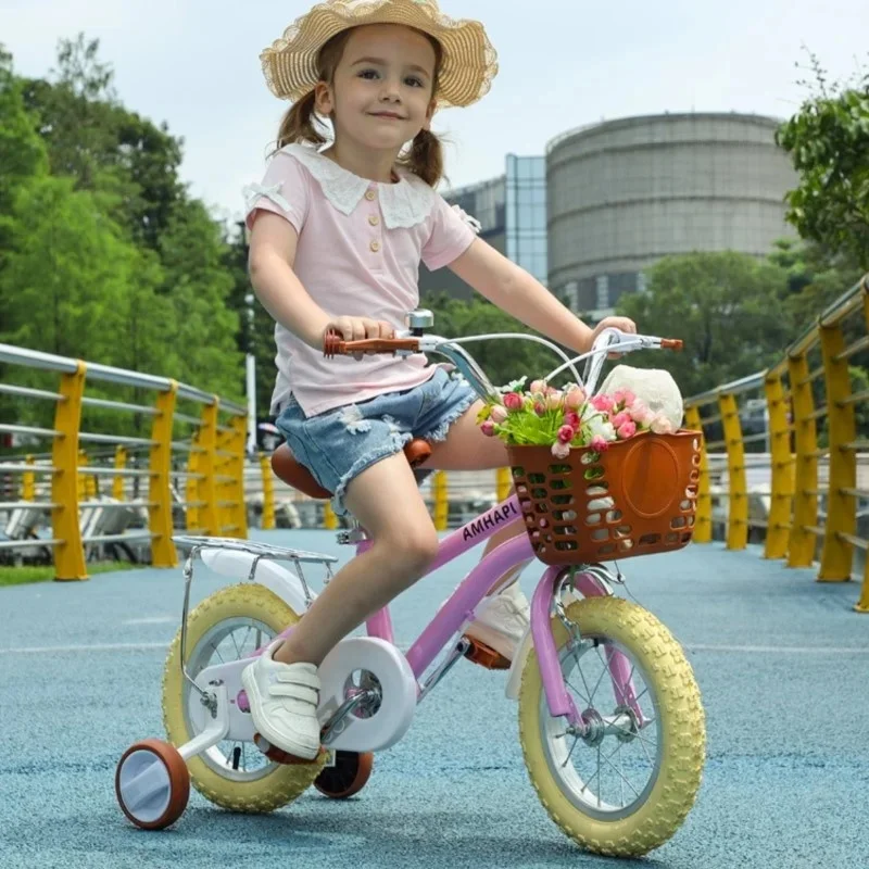AliExpress TULX Motion Children's Bicycle Lightweight Design Triangle Auxiliary Wheel Anti Rollover Lift Seat Durable And Safe Riding